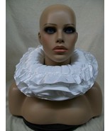 White Elizabethan Collar Renaissance Tudor Victorian Ruffle Shakespeare ... - $552.39 MXN