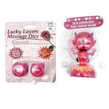 Lucky Lovers Message Dice and Solar Dancing Devil 4 inch NIP - £8.70 GBP