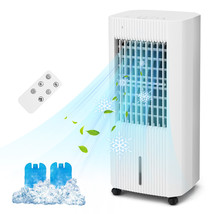 3-In-1 Evaporative Air Cooler w/ Humidifier &amp; Fan Portable Rolling Swamp... - £110.90 GBP