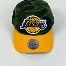 Mitchell &amp; Ness NBA Basketball Los Angeles Adjustable Baseball /Trucker Hat - £22.56 GBP