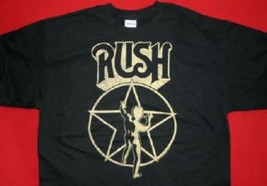 Rush T-Shirt Starman Logo Black Size Small - £11.77 GBP