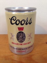 Vintage Aluminum Pop Top Beer Can Coors Light Banquet Waterfall 8floz Small - £15.97 GBP