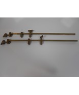 Pair--Vintage BROOK STONE  12&quot; Brass Bar Clamps-Made in JAPAN Excellent - $37.40