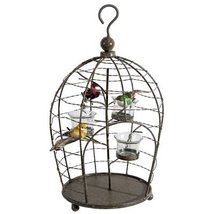 A&amp;B Home Metal Bird Cage Votive Candle Holder 9.5&quot;x18&quot; - £43.17 GBP