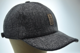 Ediko Adjustable Strapback Insulated Herringbone Golf / Hunting Hat W Ea... - $10.99