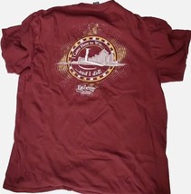L&#39;auberge Casino Resort Lake Charles Winner T Shirt Maroon Rare Size L - $19.79
