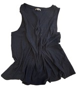 LILLA P Black Sleevless V Neck Tank Top Lightweight 100% Pima Cotton XL ... - $366.58 MXN