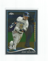 J EAN Segura (Milwaukee Brewers) 2014 Topps Chrome Card #13 - £3.97 GBP