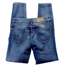 MADEWELL Jeans Mid Skinny Skinny Tapered Denim Cotton Stretch Blue Womens Sz 26 - £28.52 GBP