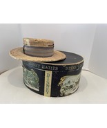 Vintage Disney Hat Box with Straw Langenberg Hat Co. Hat - $86.65 CAD