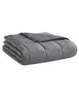 Weighted Blanket (Dark Grey48&quot;x72&quot;-15lbs) Cooling Breathable Heavy Blank... - £27.26 GBP