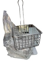 2PCBasket  American metal craft fry basket with handle stainless steel s... - $27.60