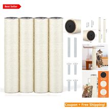 15.7" Tall Cat Furniture Protector - 4 PCS Sisal Scratching Posts for In... - $74.20