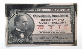 1936 REPUBLICAN NATIONAL CONVENTION 2nd Day TICKET Cleveland LANDON &amp; KNOX - $39.99