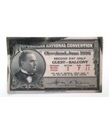 1936 REPUBLICAN NATIONAL CONVENTION 2nd Day TICKET Cleveland LANDON &amp; KNOX - £31.45 GBP