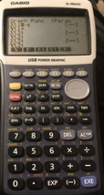 2663 Casio FX-9860G AU Scientific Graphing Calculator With Cover - £19.95 GBP