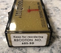 RECOTON 685SD Type 3 Hand Polished Diamond Stylus NOS Vintage Replacement Needle - £14.05 GBP