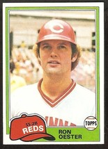 1981 Topps # 21 Cincinnati Reds Ron Oester nr mt Baseball Card - £0.39 GBP