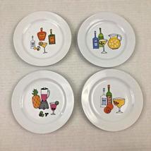 Signature Housewares Margarita by Ursula Dodge Set of 4 Porcelain Salad Appetize - $59.39