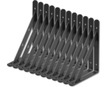 Aluminum Alloy 12 Pack （8 Inch X 6 Inch） Heavy Duty Shelf Bracket - £58.86 GBP