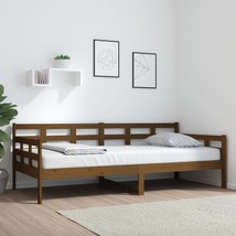 Day Bed Honey Brown Solid Wood Pine 90x200 cm - $87.39