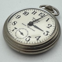 Vintage Westclox Scotty USA Hand-Winding Men Silver Small Second Pocket ... - $1,263.81 MXN