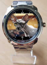 Sphynx Cat Unique Unisex Trendy Wrist Watch Sporty - $35.00