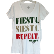 Walt Disney World Parks EPCOT Mexico Fiesta Siesta Repeat T-Shirt Size X... - £17.52 GBP