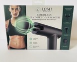 Handheld Cordless Deep Tissue Muscle Massager 2 Levels 3 Heads 5Hr Batte... - £27.32 GBP