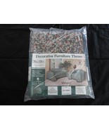 NOS Vintage Dolly Madison COLONIAL FLORAL Polyester FURNITURE THROW - 70... - £14.22 GBP