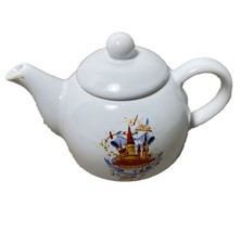 Harry Potter Hogwarts Mini Porcelain Teapot 5oz With Lid White Graphic Print - $14.73