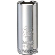 DeWalt 1/2 in. X 3/8 in. drive SAE 6 Point Deep Socket - $8.95