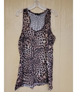 H&amp;M Women Leopard Print Tank Flowy Thin Lightweight NO SIZE TAGS - £10.84 GBP