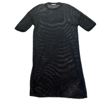 Zara Trafaluc Womens Small Black Mesh Net Midi Swim Coverup Dress - $18.69