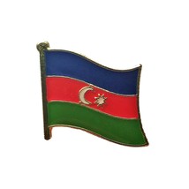 Azerbaijan Country Flag Bike Motorcycle Hat Cap lapel Pin - $2.88