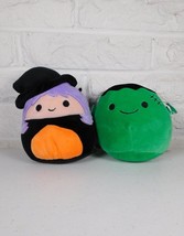 Squishmallow Madeleine Witch Frankie Monster 5&quot; Kelly Toys Plush Stuffed Animal - £11.86 GBP