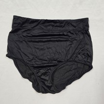 Warner&#39;s Underwear Black No Pinching No Problem Hi-Cut Brief Panties Sat... - $12.86