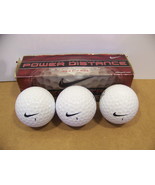 NIKE POWER DISTANCE SUPER FAR FAST CORE GOLF BALLS 3 NIB - $170.16 MXN