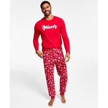 Family Pajamas Matching Mens Merry Snowflake Mix It Family Pajama Set - £18.40 GBP