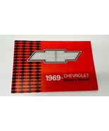 1969 Chevrolet Owner&#39;s Manual First Edition 8/68 - $180.99 MXN