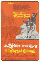 A THOUSAND CLOWNS MOVIE POSTER 27x40 IN JASON ROBARDS BARBARA HARRIS NICK  - £27.90 GBP