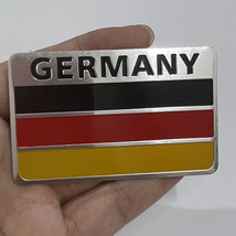 Manufacturers Spot Wholesale Car Sticker Metal German Flag Car Sticker Car Decor - £8.70 GBP