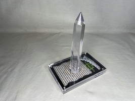 Superman Kryptonite, Clear Acrylic Crystal, Real Prop Replica, Display Plaque - £47.70 GBP
