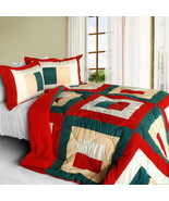 [In My Life A] Quilted Patchwork Down Alternative Comforter Set (Full/Qu... - £62.76 GBP