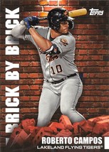 2022 Topps Pro Debut Brick By Brick #BB3 Roberto Campos RC Rookie Card ⚾ - £0.69 GBP