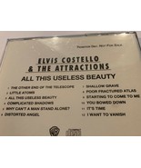 ELVIS COSTELLO THE ATTRACTIONS ALL THIS USELESS BEAUTY PROMO CD - $5.98