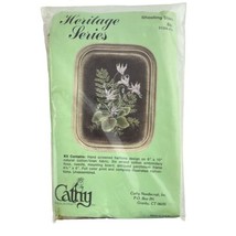 Cathy Needlecraft Heritage Series Shooting Stars Floral Embroidery Kit - £18.77 GBP