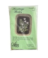 Cathy Needlecraft Heritage Series Shooting Stars Floral Embroidery Kit - £18.77 GBP