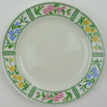 Farberware Botanica 3059 Salad Plate Stoneware China Floral Flower Lattice Green - £6.91 GBP
