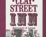 Clay Street Inn &amp; Lounge Menu Austinburg Ohio 1990&#39;s - £21.80 GBP